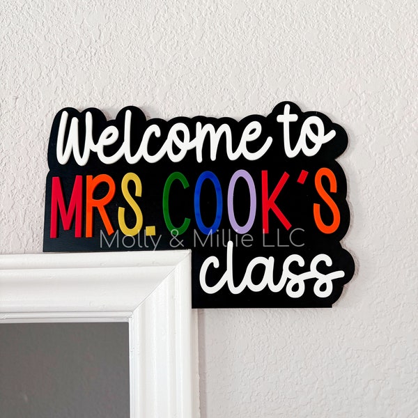 Teacher Door Frame Topper Etsy