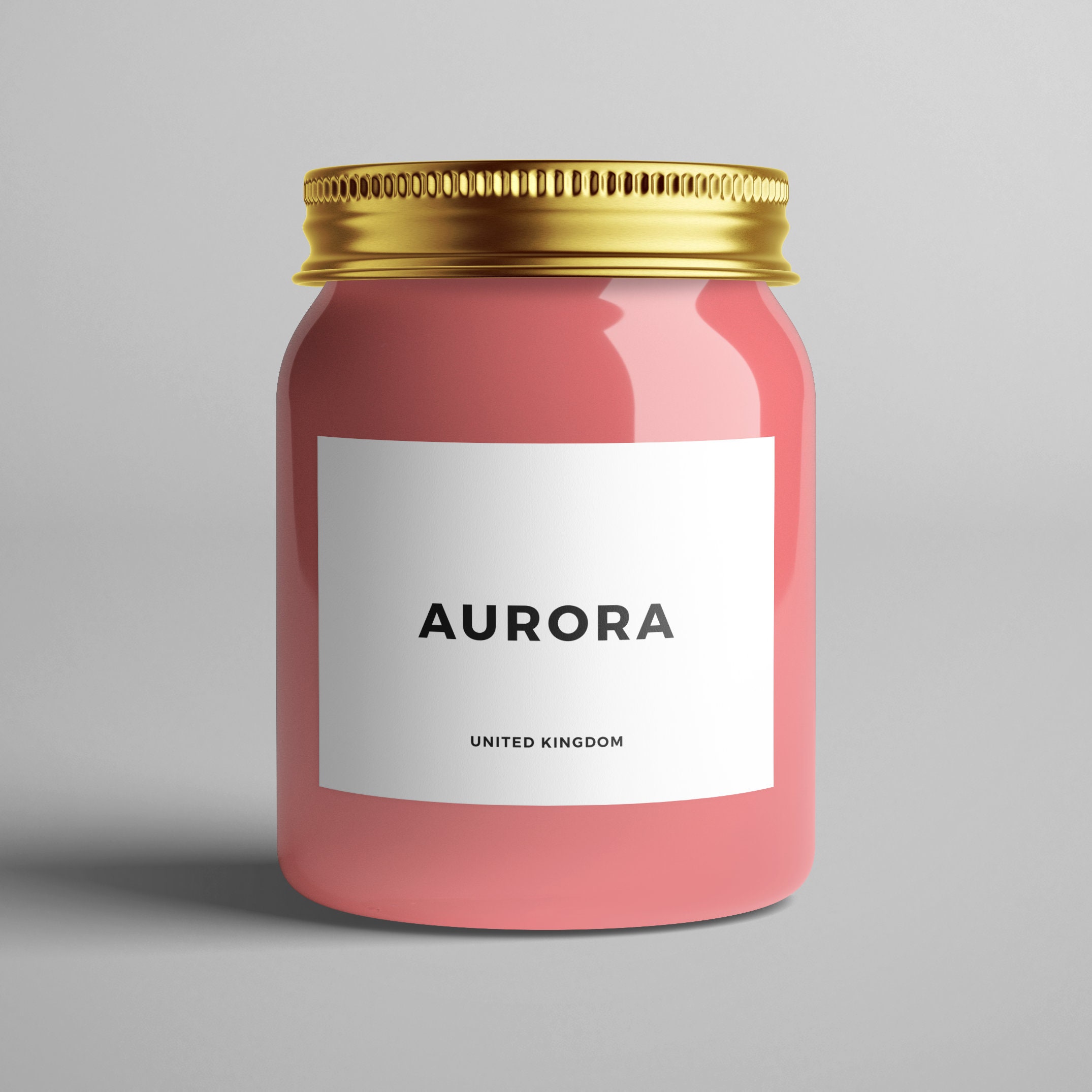 English Rose & Rhubarb - Végétalien, Triple Parfumé, Bougie de Luxe Faite à La Main, 70 Heures Temps