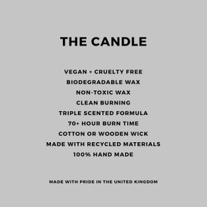 CAMPFIRE Vegan, Triple Scented, Luxury Handmade Candle, 70 Hour Burn Time, 460 Grams. image 3