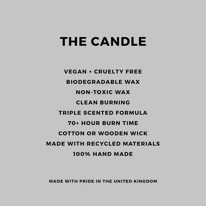CAMPFIRE Vegan, Triple Scented, Luxury Handmade Candle, 70 Hour Burn Time, 460 Grams. image 3