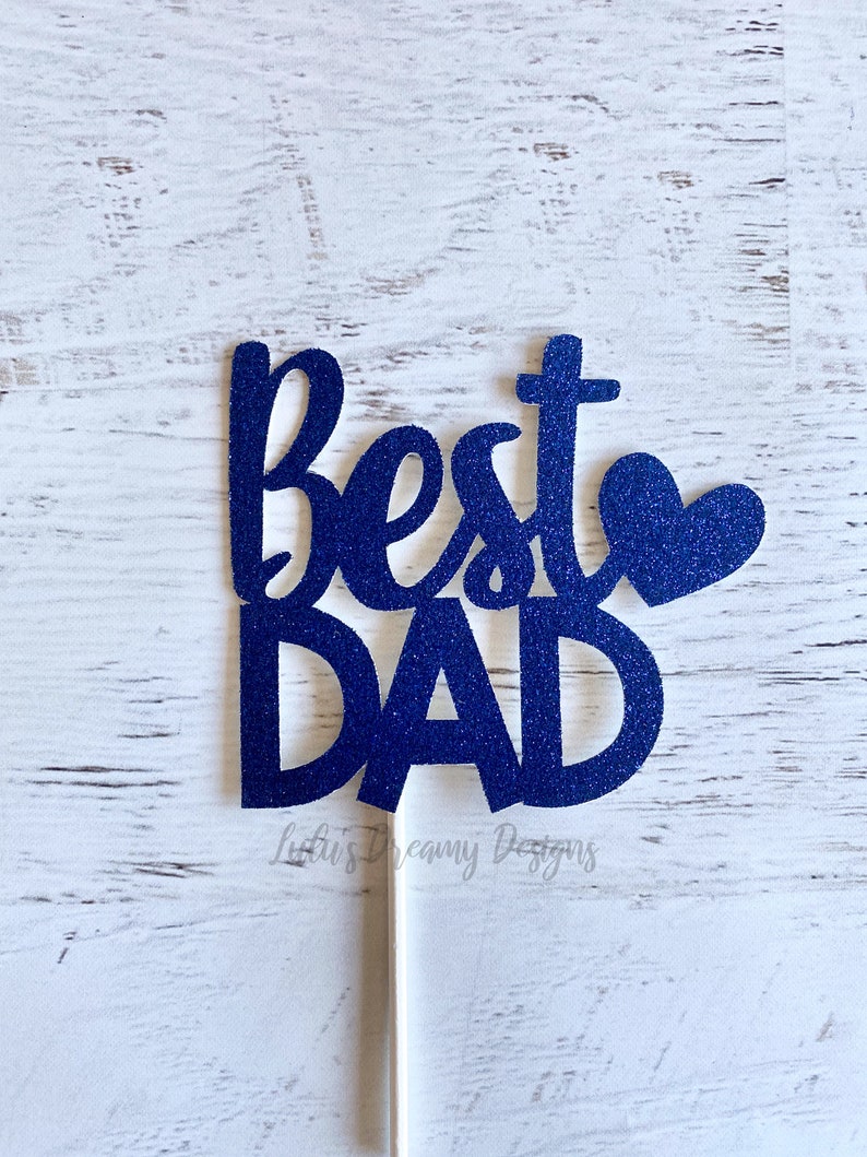 Show Dad You Care with Printable Cake Topper