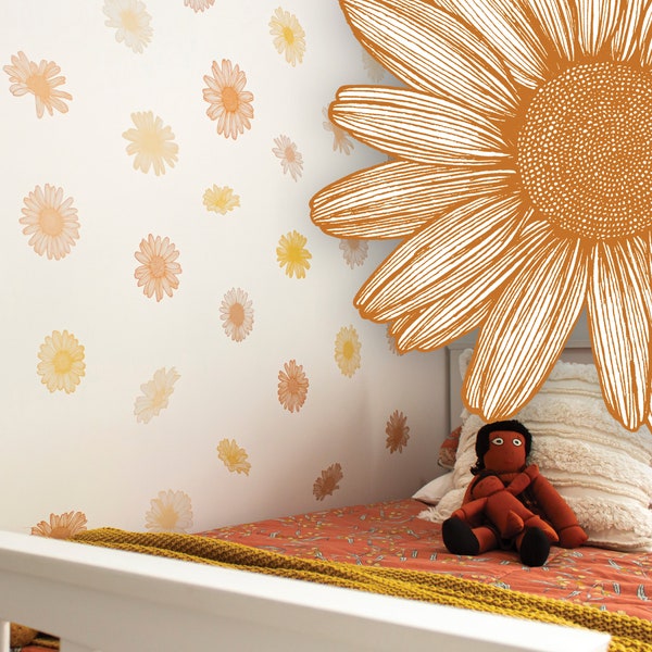 Floral Wall Decal Etsy Australia