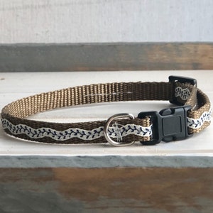 Cat Collar, Kitten Collar, Gift for Cat, Breakaway Cat Collar, Cute Cat Collar, Unique Cat Collar, Fancy Cat Collar, Male Cat Collar, Modern