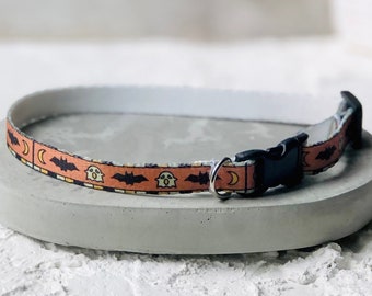 Spooky Mosaic Extra Small Dog Collar