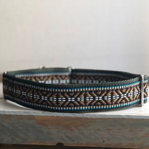 Martingale Collar, Summer Dog Collar, Tribal Dog Collar, Green Martingale, Cool Dog Collar, Stylish Dog Collar, Big Dog Collar, Bohemian Dog