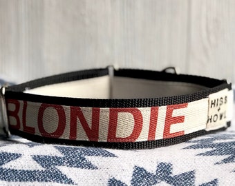 Bend Dog Collar with Black