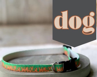 90's Slime Extra Small Dog Collar