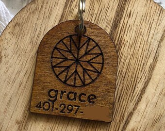 Geometric Pet Tag