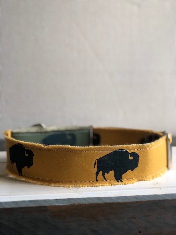 Buffalo Dog Collar Etsy UK