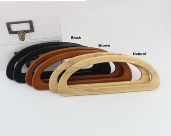 D shape Bamboo Handle for Handmade Handbag DIY Tote Purse Frame Making Bag