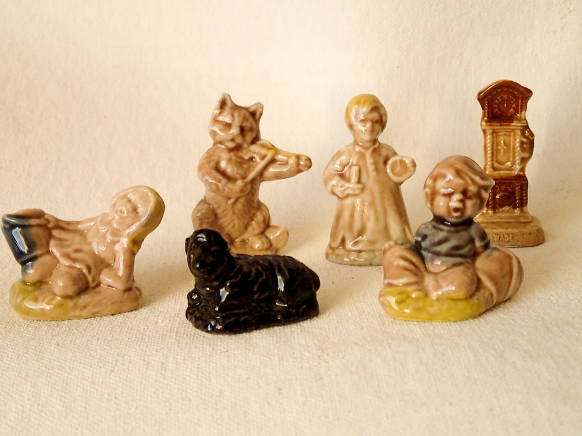 Vintage Wade Nursery Rhyme Set Wade Whimsies Porcelain Etsy