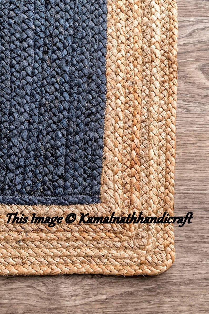 Jute Rug Runner RAG RUG braided runner rug meditation mat Etsy