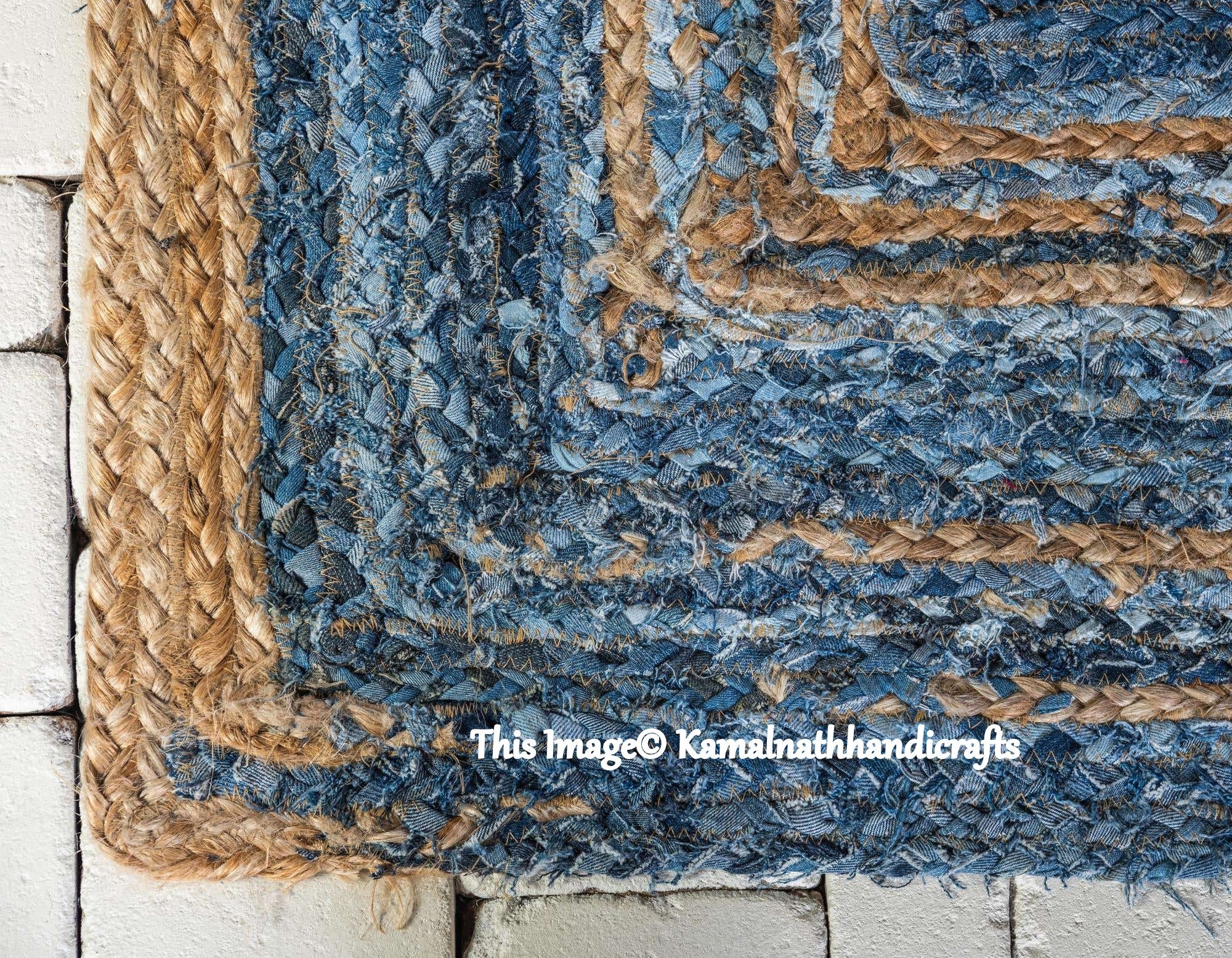 RUG RAG Braided Rug Runner Meditation Mat Runner Rug Etsy