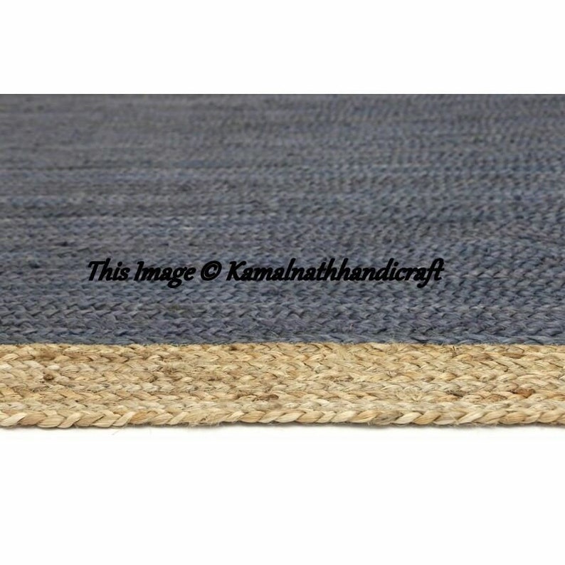 Jute Rag Rug Rectangle Floor Rug Handmade RugIndian Braided Etsy
