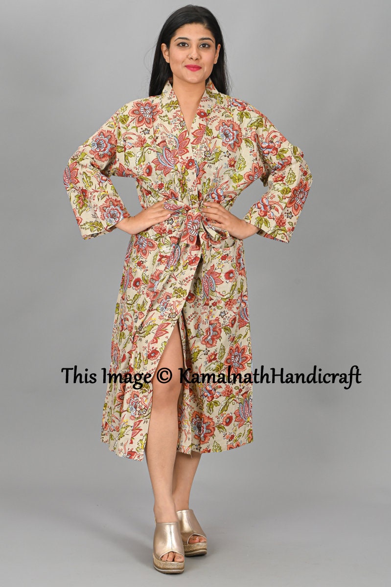 EXPRESS DELIVERY Cotton kimono Robes Floral print Kimono | Etsy