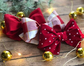 christmas baby bows