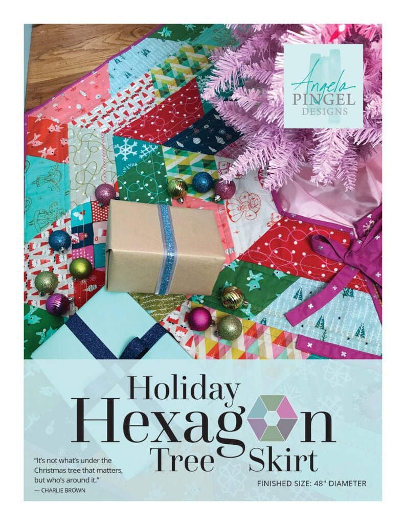 Holiday Hexagon Tree Skirt Pattern Etsy