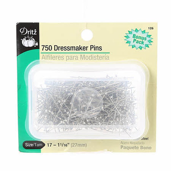 Dressmaker Pin Bonus Pack Steel Size 17 - 1 1/16in 750ct