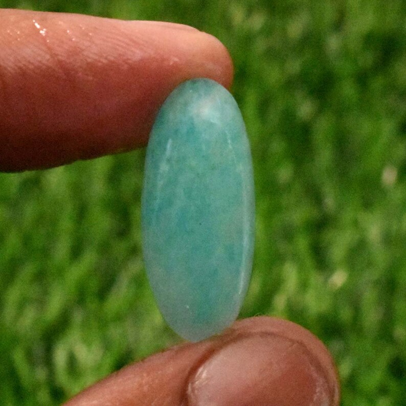 Green Amazonite Jewelry Making Stone R548 Green Amazonite Cabochon Natural Amazonite Gemstone Cabochon 8.5 Cts Amazonite Gemstone