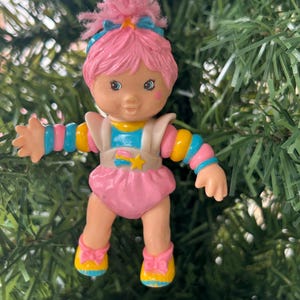 Baby brite. Rainbow Brite. 80s toy. Vintage rainbow brite. Retro toy. Rainbow bright. Rainbow brights friend. Christmas decoration.