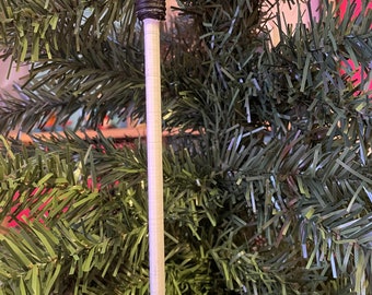 Rick the Stick. Visually impaired stick. Christmas decoration. Can see can’t see. Christmas tree decoration.