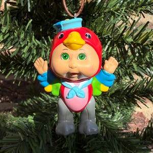 Cabbage Patch Doll Christmas Ornament. Cabbage Patch Doll. Christmas Tree Decoration. CPK. Cutie town. Kitsch. Kitschmas. Xmas tree decor.