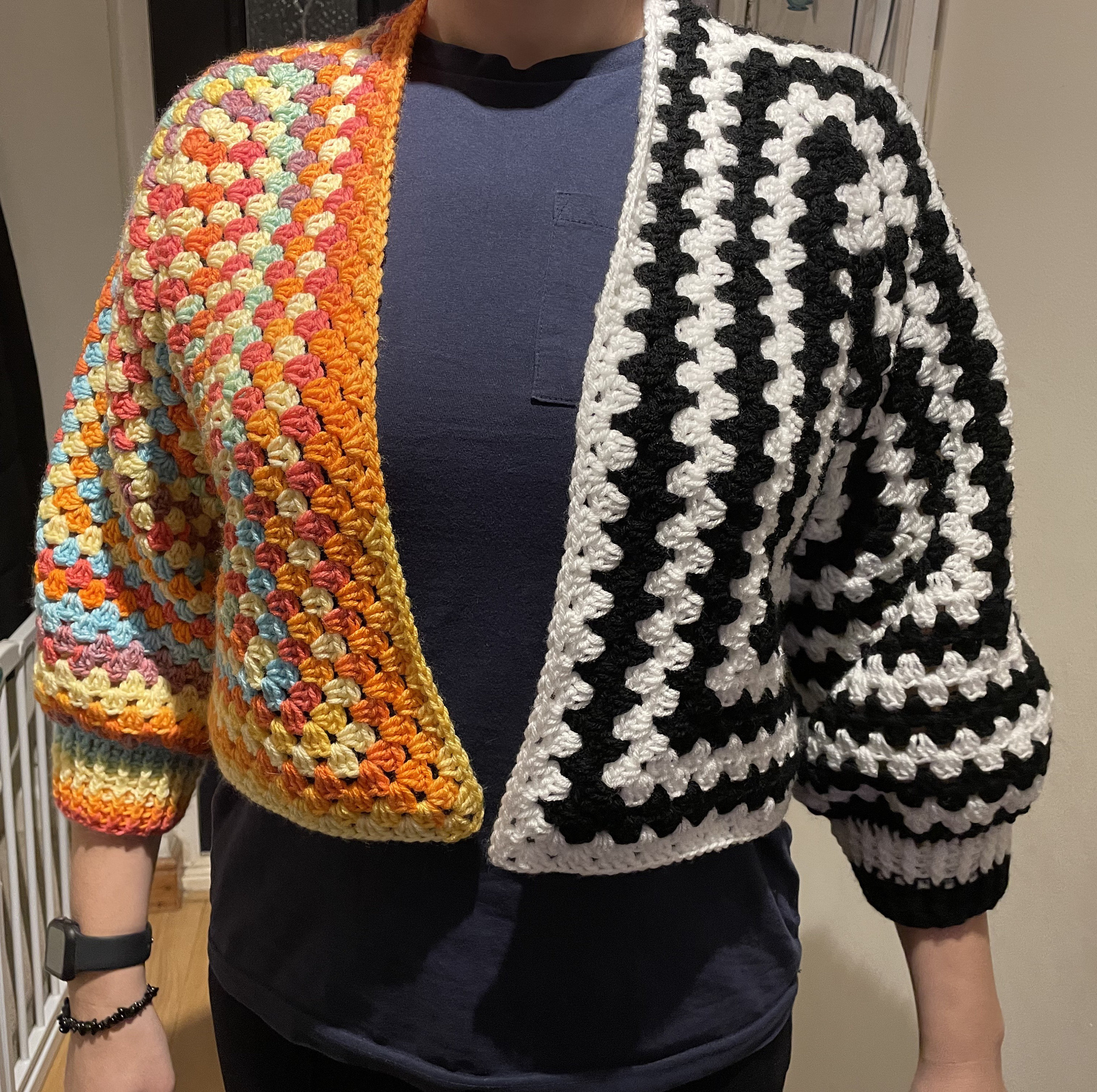 Wednesday. Wednesday Cardigan. Campfire Cardigan. Crochet Cardigan