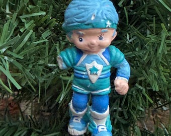 Vieille Déco De Noël : Père Noël Jolly Wolly Hallmark 1991, Super état !