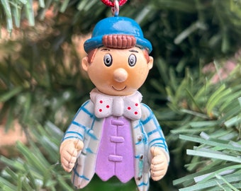 Mr Sparks. Noddy. Kitsch Christmas decoration. Christmas tree decoration. Christmas. Kitschmas. Tree decoration. Xmas decoration.