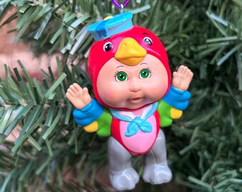 Cabbage Patch Doll Christmas Ornament. Cabbage Patch Doll. Christmas Tree Decoration. CPK. Cutie town. Kitsch. Kitschmas. Xmas tree decor.