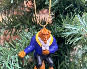 Beast. Beauty and the beast. Disney. Christmas decorations. Christmas tree decorations. Christmas gift ideas. Secret Santa gift. Xmas.