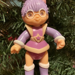Shy violet. Rainbow Brite. 80s toy. Vintage rainbow brite. Vintage toy. Rainbow bright. Christmas decoration. Christmas tree decoration.