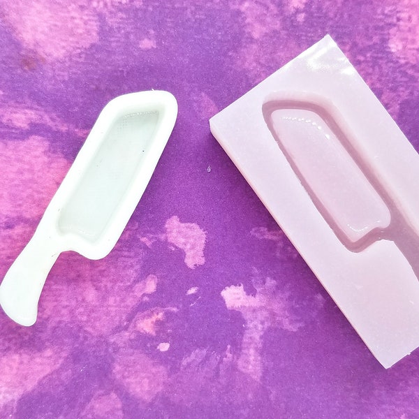 Stampo in silicone a forma di coltello, opaco o trasparente, prodotto in America.