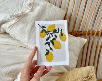 Postcard Limoni Lemons