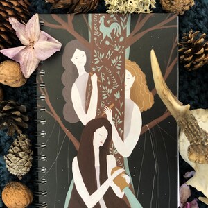 Yggdrasil Tagebuch - Nordisches Notizbuch - Yggdrasil Spiralblock - Spiralblock