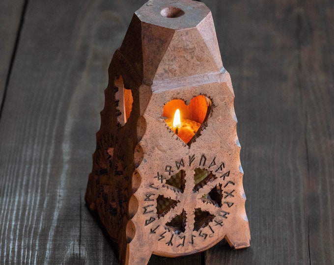 Yule lanterns and pagan decor inspired by Norse by Julleuchter