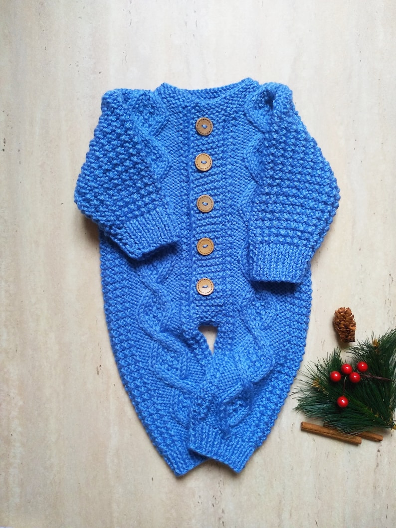 Handmade Merino Knitted Baby Set,Knit Baby Jumpsuit,Knit Baby Hat,Knit Baby Clothes,knit newborn Outfit,Baby Coming Home,Kids Clothes Knit