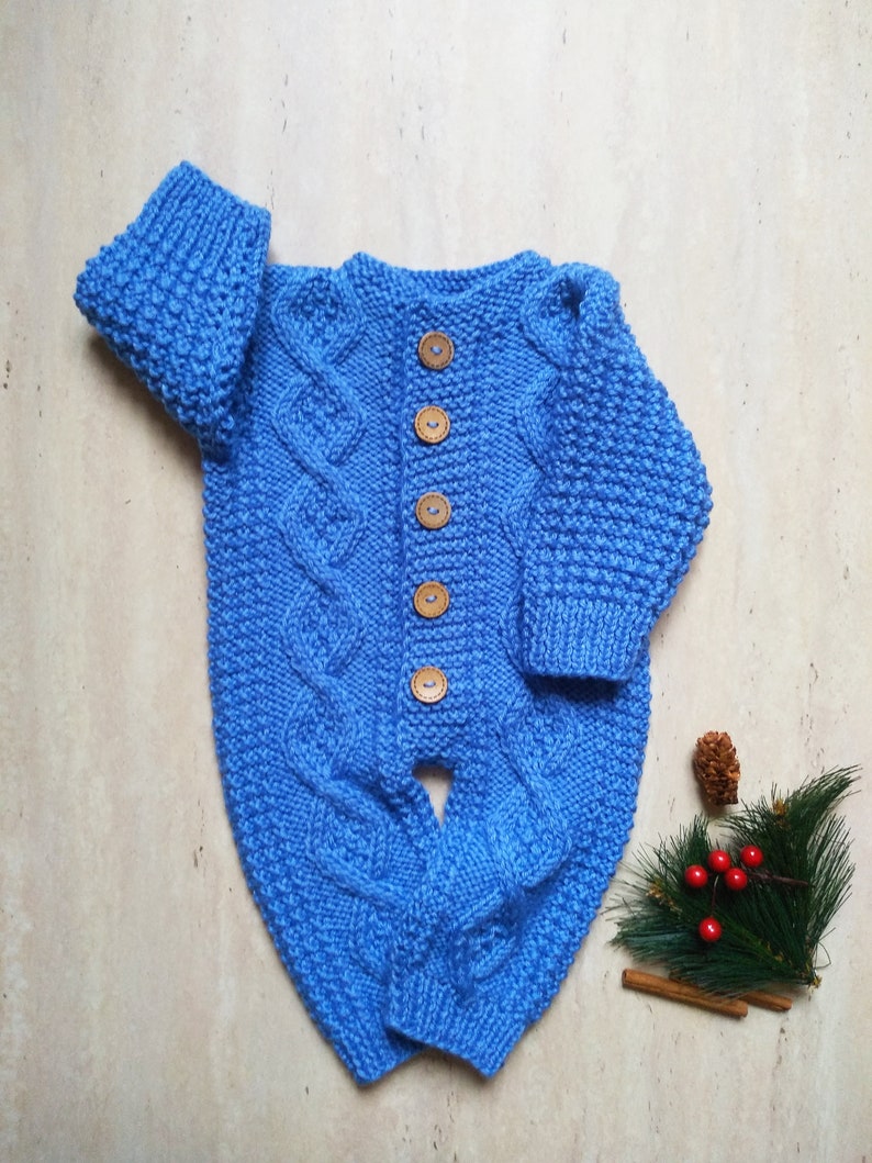 Handmade Merino Knitted Baby Set,Knit Baby Jumpsuit,Knit Baby Hat,Knit Baby Clothes,knit newborn Outfit,Baby Coming Home,Kids Clothes Knit