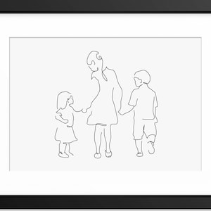 Sibling Print, Brother and Sister Print, Children Wall Art, Family Print, Mothers Day Print, Fathers Day Print, Brothers and Sisters gift