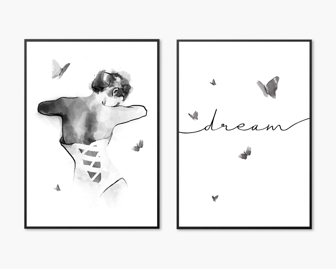 Set of Two Wall Art Prints, Wall Art Set of 2, Print Set, Set of Prints