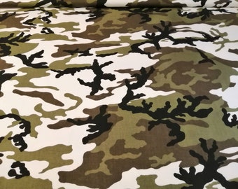 Baumwollstoff Camouflage