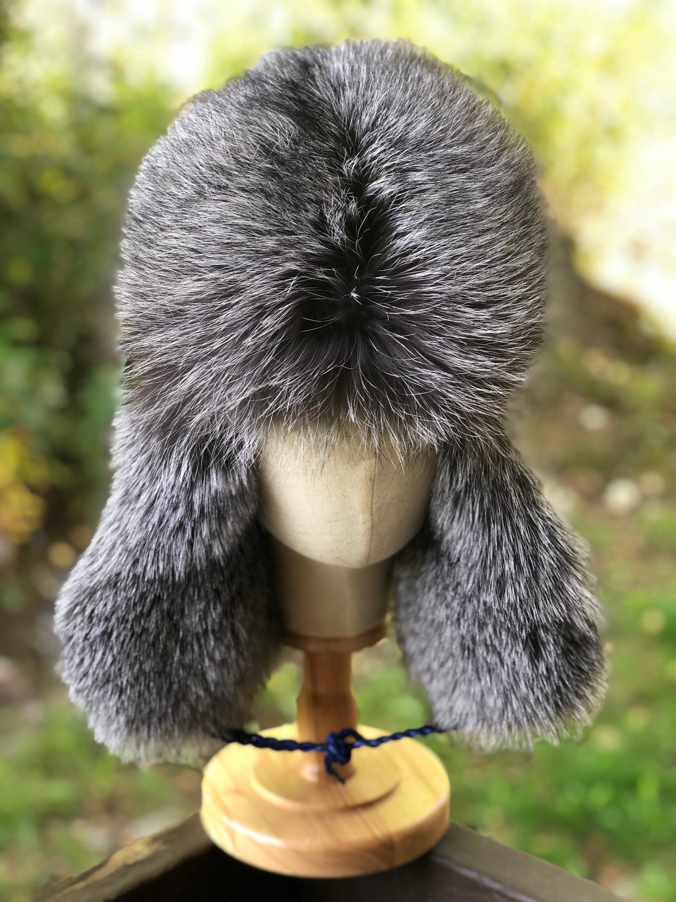 mink silver tipping muffler／銀箔／GAKE日本製❣️ mink silver tipping muffler／銀箔／GAKE日本製❣️