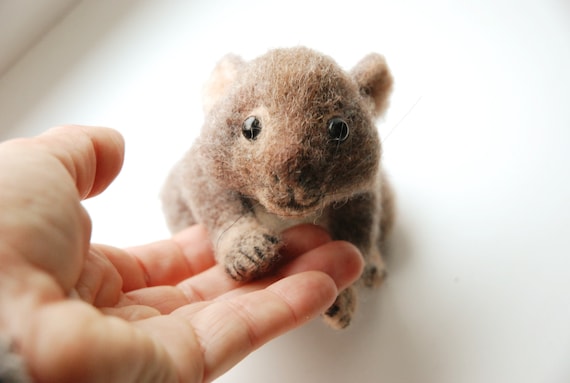realistic stuffed mouse