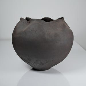 Ceramic Sculpture / Handmade Ceramic Vase / Sculptural Vase / Design Home Decor / Modern Art Decor /Black Vase