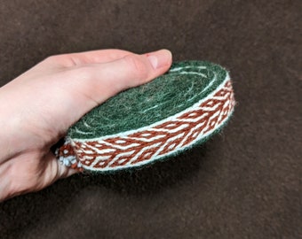 Custom Viking Tablet Woven Belt Leaf Pattern - Made to Order