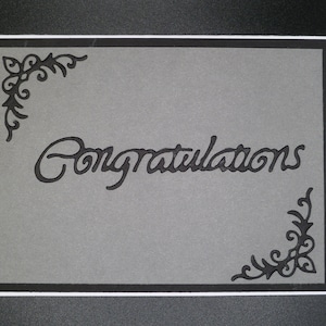 Congratulations Card, Graduation, Best Wishes, Retirement, Anniversary, All Occasion Card, New Job, Housewarming, New Baby, Handcrafted Card