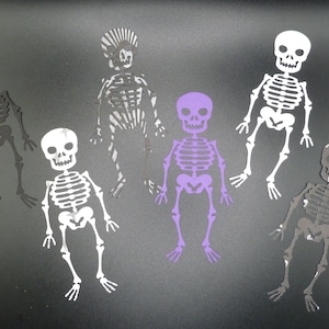 Découpes d'Halloween, Squelettes, Têtes de mort, Maison hantée, Cartes de décoration d'Halloween, Papiers découpés effrayants, Têtes de mort, Fantômes, Lutins, Citrouilles