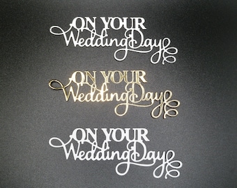 Wedding Die Cuts | Etsy