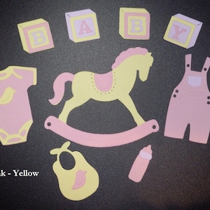 Découpes Bébé, Embellissements Pour Fête Prénatale, Bébé fille, Bébé garçon, Jumeaux, Nouveaux parents, Sexe neutre, Nouveau-né, Futurs parents, Grossesse