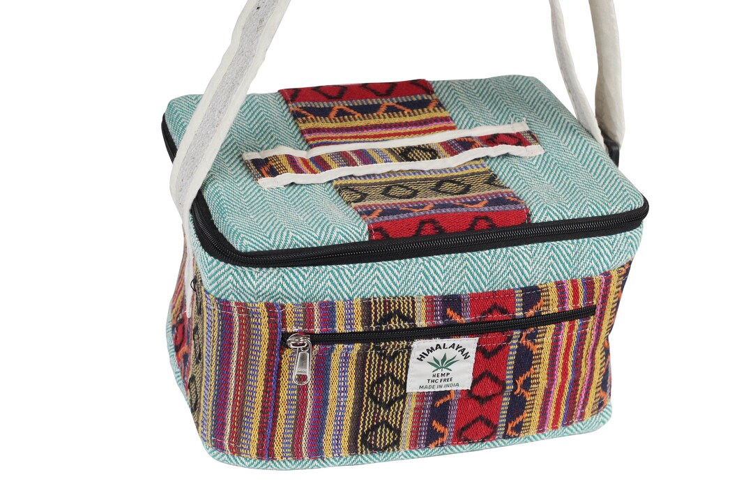 Lunch Box Bag, Hemp Lunch Bag, Gift for Her Him, Lunch Bag Cooler for